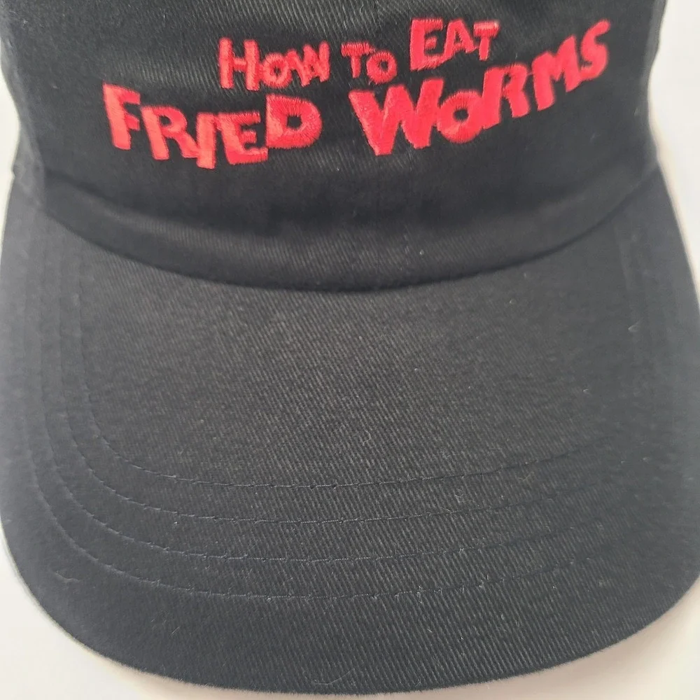 Vintage Youth How To Eat Fried Worms Movie Promo‎ Hat Cap Adjustable 2006 Comedy